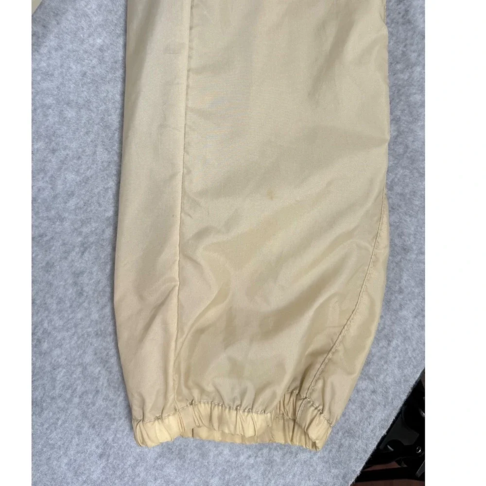 Vintage 1970's IZOD Lacoste Windbreaker Jacket Mens‎ Medium Beige Full Zip